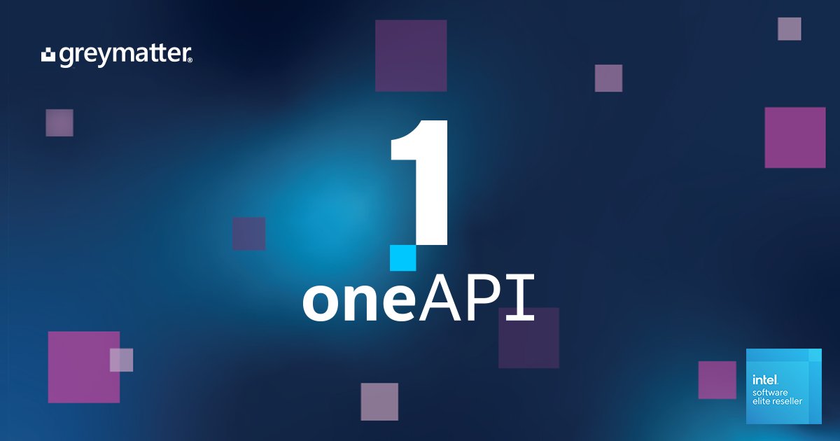GreyMatter_News's tweet photo. In December 2020, Intel Software launched #Intel #oneAPI.

We have created a 3-part FAQ blog series to help you learn more about the new Intel oneAPI Toolkits.

The first blog explains what oneAPI is.

Read it now:
https://t.co/OTFUfAaCZ6

#HPC #AI #IntelAI #IntelHPC #IoT https://t.co/CgNje7v9Nc