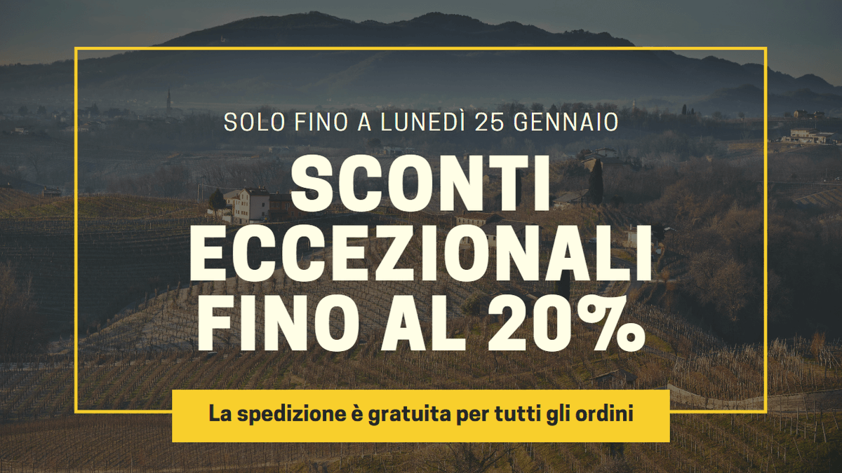 Gennaio è tempo di #saldi e sul nostro shop online troverete vini sontati fino al -20% 🚚 Spedizione GRATIS! #prosecco #valdobbiadene - mailchi.mp/valdoca/vini-s…