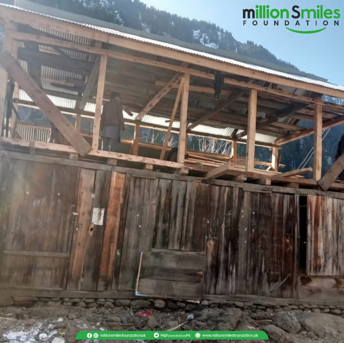 MSfoundationPK's tweet photo. Kashmir Relief Work to spread "Smiles for Humanity" by #MillionSmilesFoundation.

Million Smiles Foundation is feeling honored to help the local community in NEELUM VALLEY. These houses were destroyed due to recent shelling.

 #KashmirReliefByMSF #SmilesForHumanity https://t.co/7WBUC4FLmZ