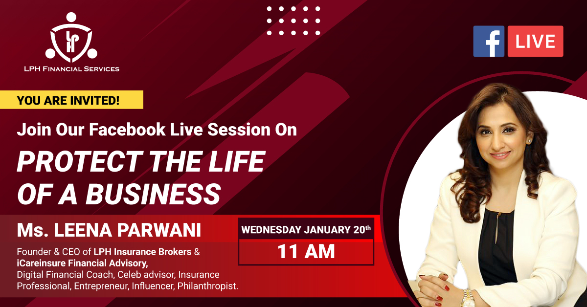 plan_here's tweet image. facebook.com/events/2164280…

Protecting the business you worked so hard to build is a critical step. And if you’re wondering how you can do it, know this and more by attending this Facebook Live session of our CEO Ms. Leena Parwani tomorrow at 11 a.m. (Dubai Time).
