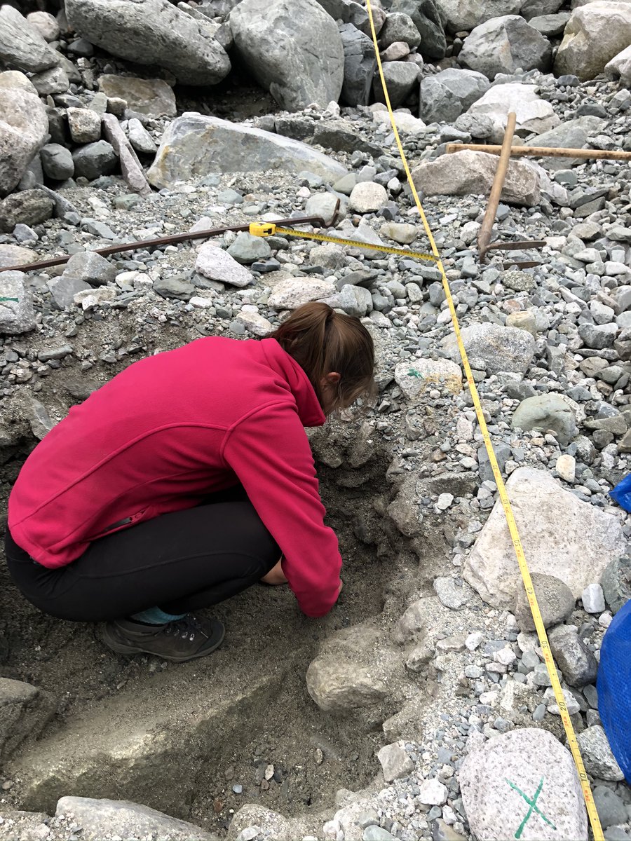 In October 2019, I measured the grain size of two debris flows in Wenchuan, China. The flows occurred in August 2019. I used a combination of techniques to measure everything from clays to boulders! We dug pits and used field sieving and photogrammetry to measure the large grains