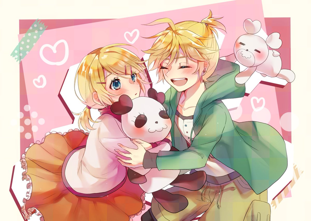 鏡音レン ,鏡音リン 「#私の鏡音が性癖に刺さる人に届いてほしい 
鏡音と聞いてやらずにはいられない
素」|亜龍のイラスト