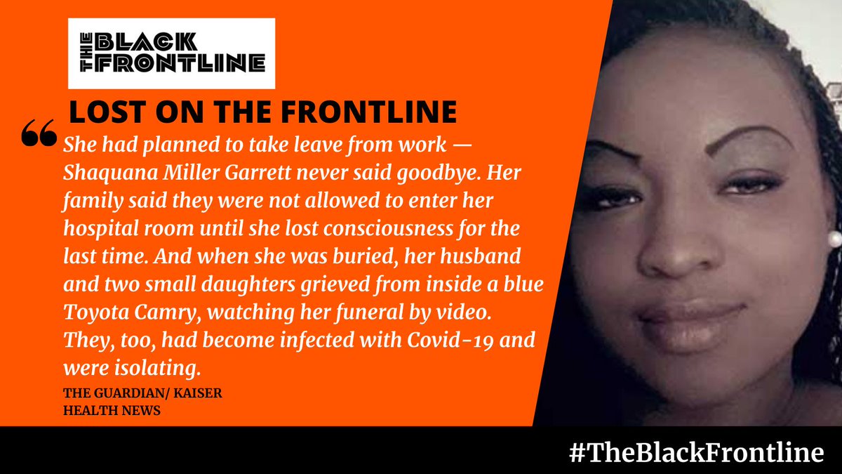 Lost on the Frontline: Shaquana Miller Garrett, 35, RIP
#TheBlackFrontline