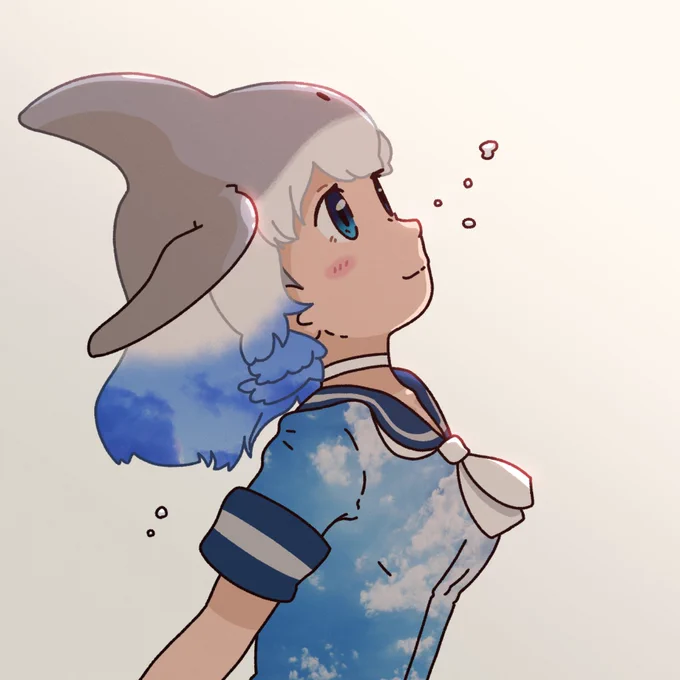 空にあこがれるイルカ。 