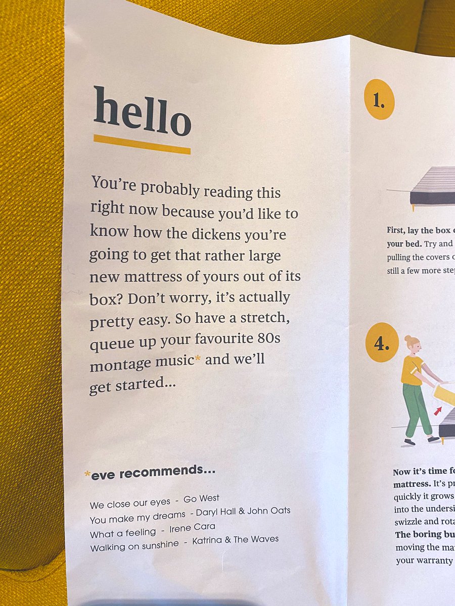 OK. Own up. Who wrote this for <a href="/eve_sleep/">eve sleep</a>?! 😍 #copywritersunite