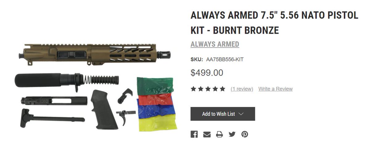 Receivers incompletos significa que para que esté listo el usuario necesita terminarlo con algunas herramientas simples y conocimientos básicos de armero. A esto se le suman los kits que ofrece la misma compañía, y que al no contener piezas controlas, no están regulados.