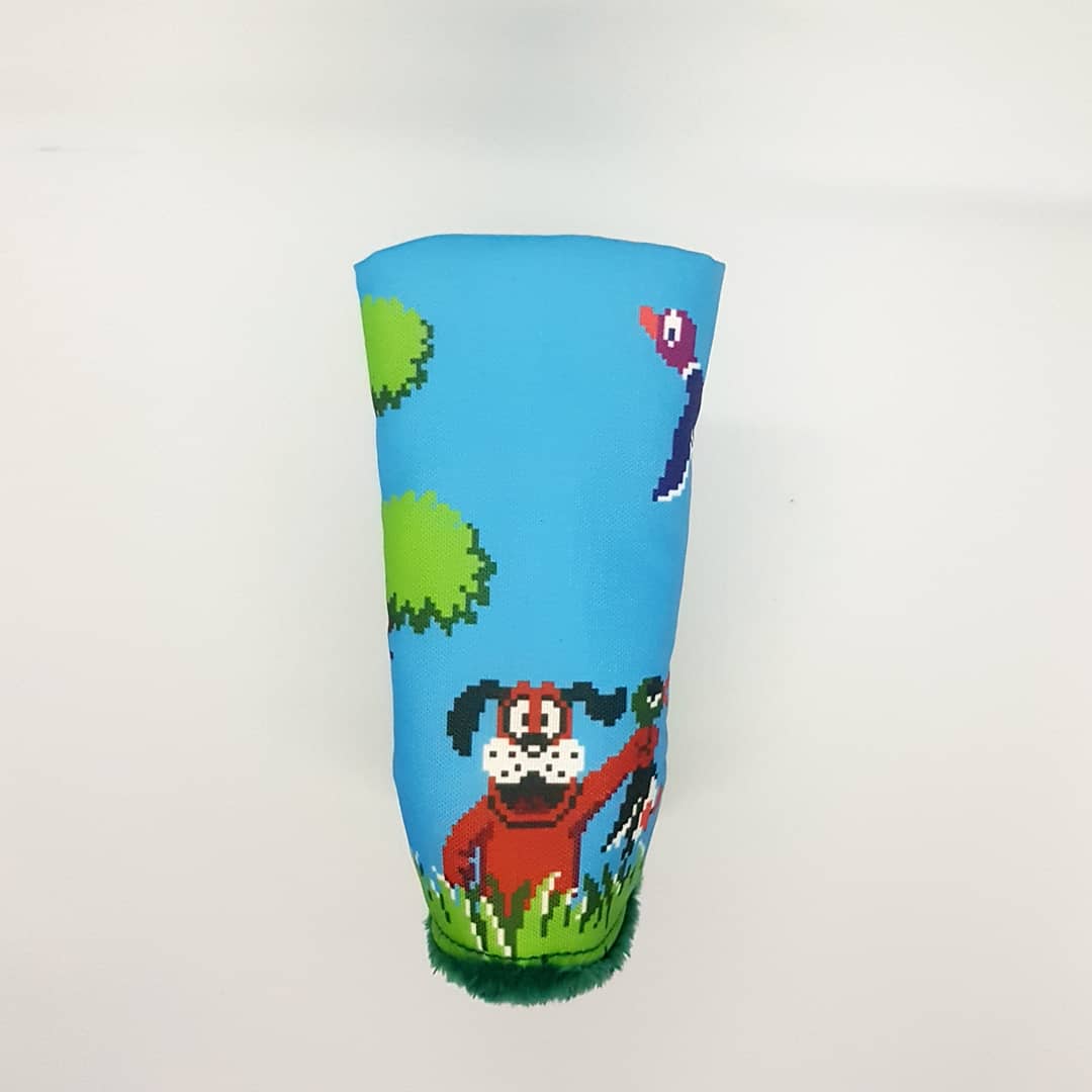 pegscustomgolf's tweet photo. Duck hunt putter headcover. Printed canvas. #golf #golfaccessories #golfer #custom #handcrafted #handmade #headcover #headcovers #pga #lpga #let #europeantour  #linkoping #sweden #putterheadcover #supportsmallbusiness https://t.co/fB1UNKLFnw