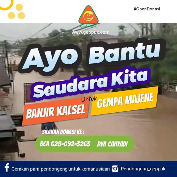 geppuk's tweet photo. Yuk... yg mau ikutan kolaborasi atau donasi bareng @geppuk

Indonesia lagi berduka, yuk ikutan bantuin...

#KolaborAksi #Aksikemanusiaan #dongeng4humanity https://t.co/ilpiv8QhZX