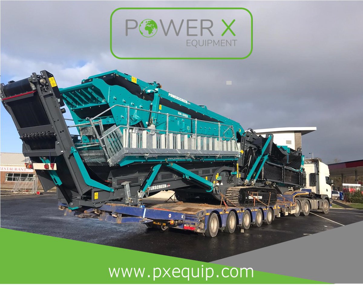 PowerxEquipment's tweet photo. All loaded up and ready for delivery! This Powerscreen Chieftain 2200 Screener is on its way to Whitelock Developments.
https://t.co/D5vSXEvmNv
#PXEquipment #PowerXEquipment #Powerscreen #Screening #NewDelivery #WhitelockDevelopments https://t.co/Q3A5gLTTOG