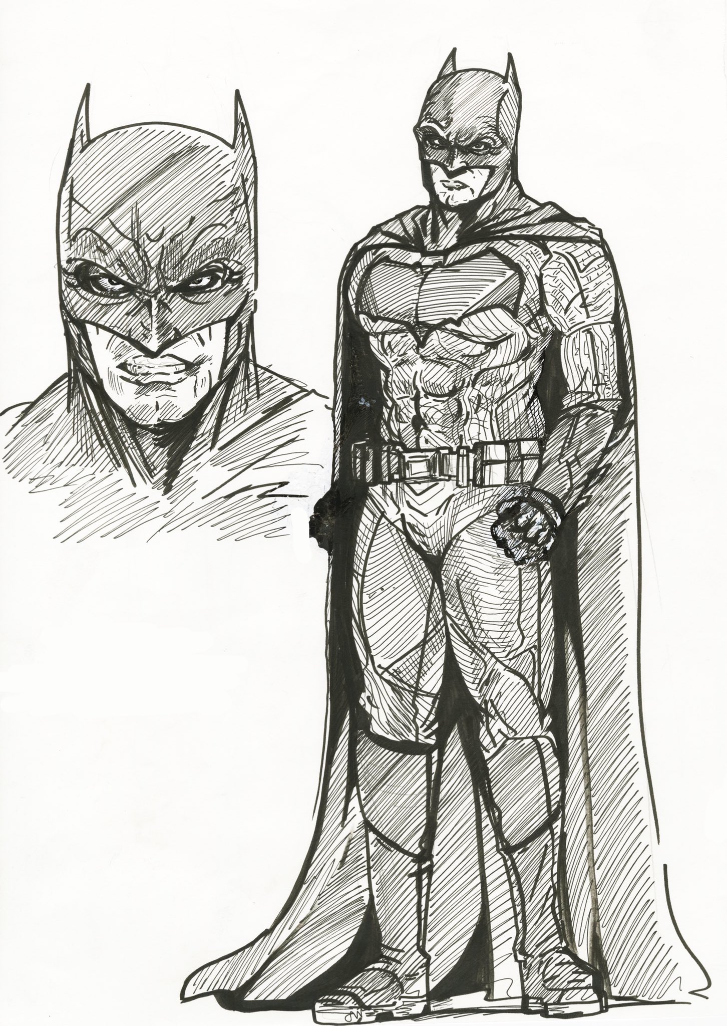 タ ナカ ベンアフ版 バットマン イラスト Batman T Co Uge54gutfj Twitter