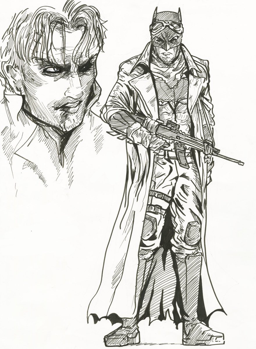 タ ナカ ベンアフ版 バットマン イラスト Batman