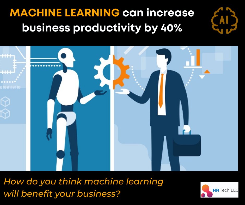 HRTECHLLC1's tweet photo. Machine learning extracts insights from raw data to solve data rich business problems. It is being extensively used in finance, advertising and healthcare industries. 

What do you think will be the future of your business or workplace in terms of usage of ML? https://t.co/l5wMrBecFX