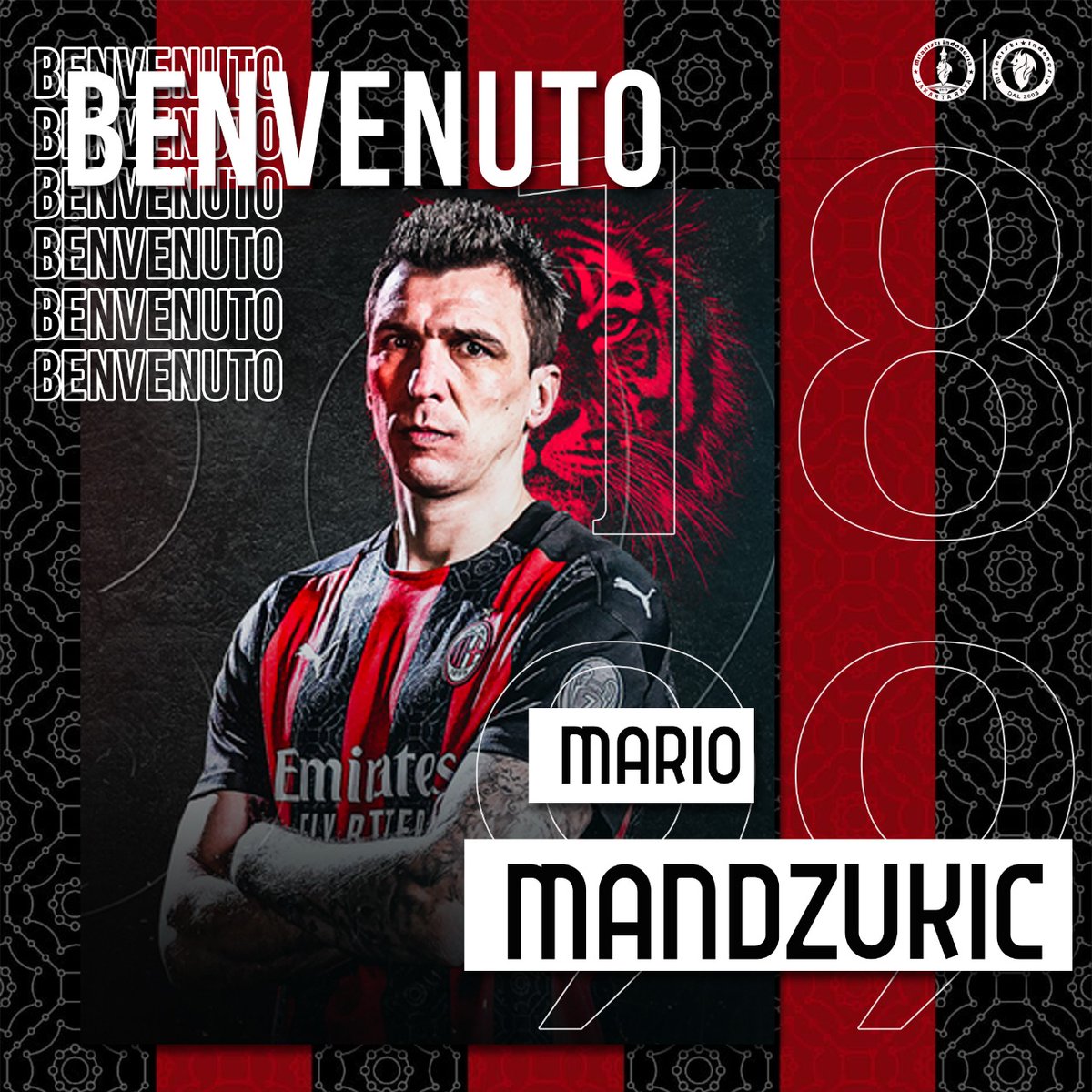 BENVENUTO MANDZUKIC!

Mandzukic resmi bergabung dengan AC Milan untuk mempertebal kedalaman skuat. Gimana nih kiprahnya Mandzukic menurut kalian di AC Milan?

#ACMilan #ForzaMilan #Milanisti #MilanistiIndonesia