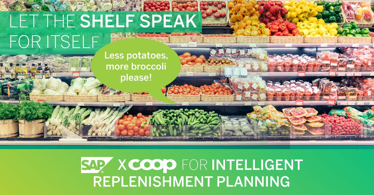 How much waste of food is acceptable? A question that retailers must ask themselves! Together with <a href="/coop_ch/">coop_ch</a>, we've developed an #AI-based add-on for <a href="/SAP/">SAP</a> Replenishment Planning focused on eliminating overstocks, while putting customer first by focusing on fresh food. 🍅 #Promised
