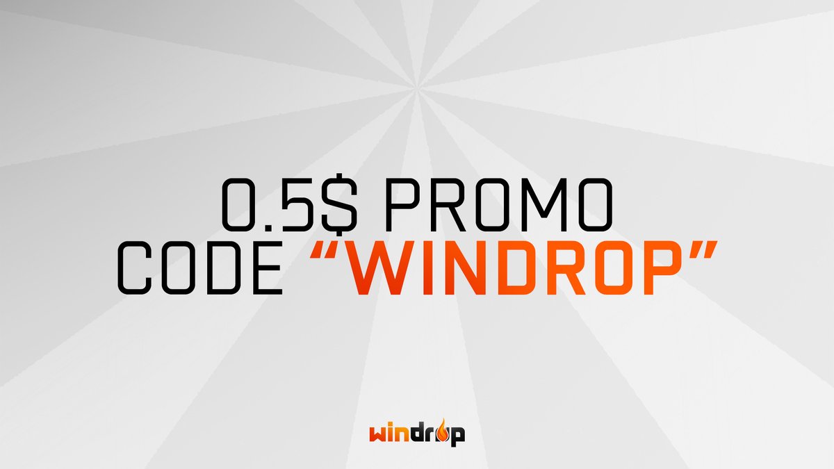 LIMITED OFFER! USE 'WINDROP' PROMO CODE AND GET 0.5$ BALANCE! Join us: cutt.ly/WjPaUsJ