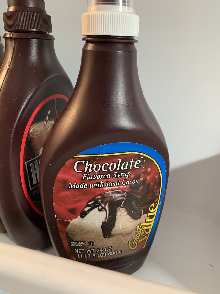 NicholasCoker's tweet photo. At least once a week I think about this 20-year-old Great Value chocolate syrup in my parents’ fridge https://t.co/VCLFDywLjp