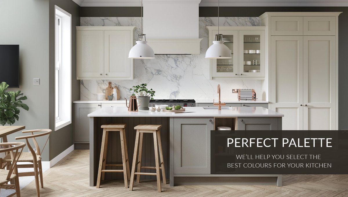 DreamDoorsHQ's tweet image. Whether you opt for a serene and stylish cool-toned kitchen like this or a bold and bright or deep and dark kitchen, the expert designers at Dream Doors can help you choose the perfect kitchen colour palette.

Browse our kitchen designs: dreamdoors.co.uk/kitchens

#kitchencolours