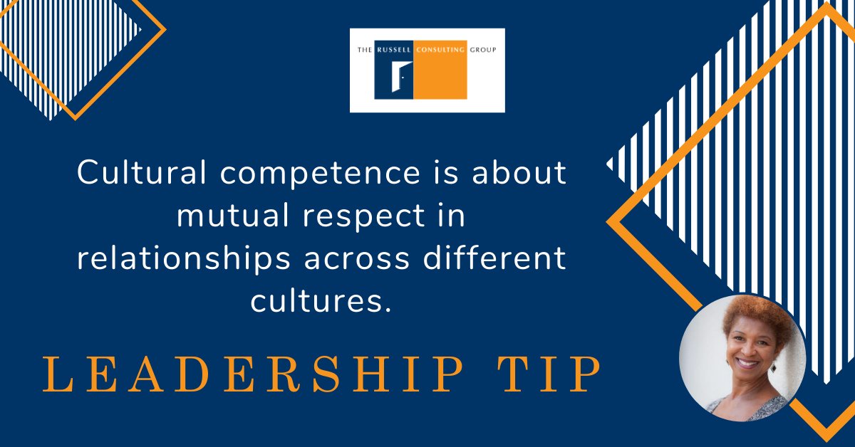 PatriciaASpeaks's tweet photo. The Russell Consulting Group is a dynamic consulting firm that coaches leaders and employees to confidently create accountable and mutually respectful cultures through clarity, action and results.

#MutualRespect #CulturalCompetence #diversity #leadership https://t.co/L21RN8SOyJ