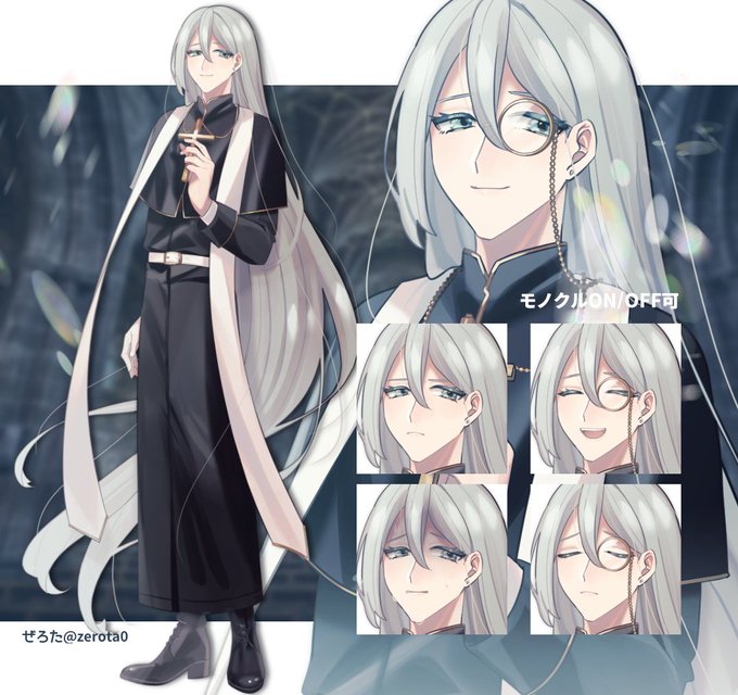 モノクルのtwitterイラスト検索結果