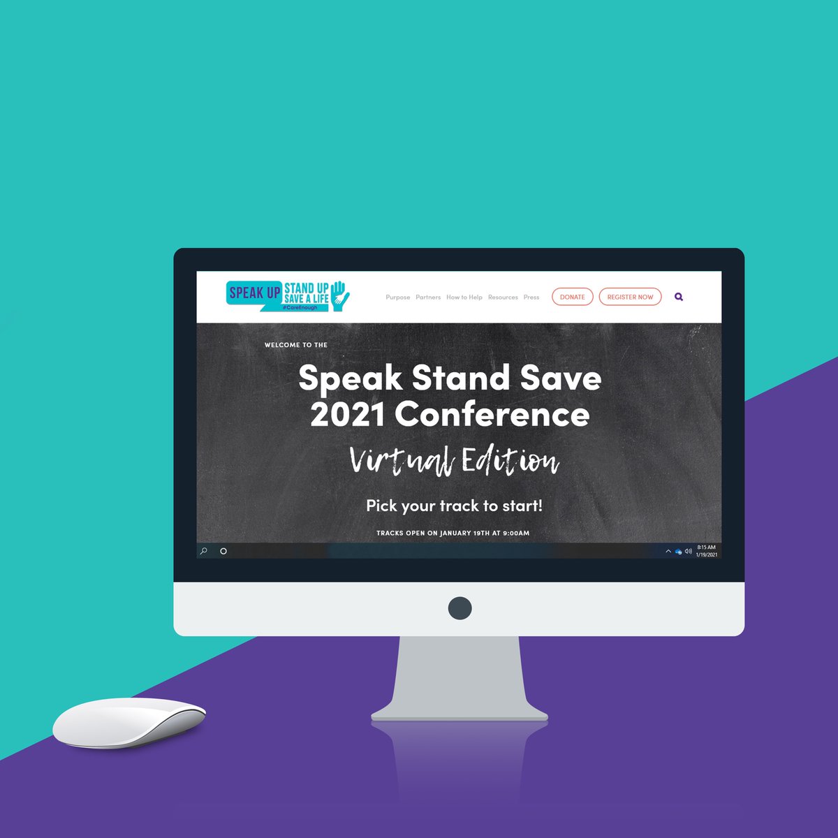 9AM means it’s GO time #speakstandsave team! You can log into + start the Speak Stand Save 2021 Conference Virtual Edition. ➡️  Questions/ concerns email registration@speakstandsave.com ! ⬅️ Our team is ready and waiting to assist you! PLEASE @ us and use our hashtag! 💜🎉✋