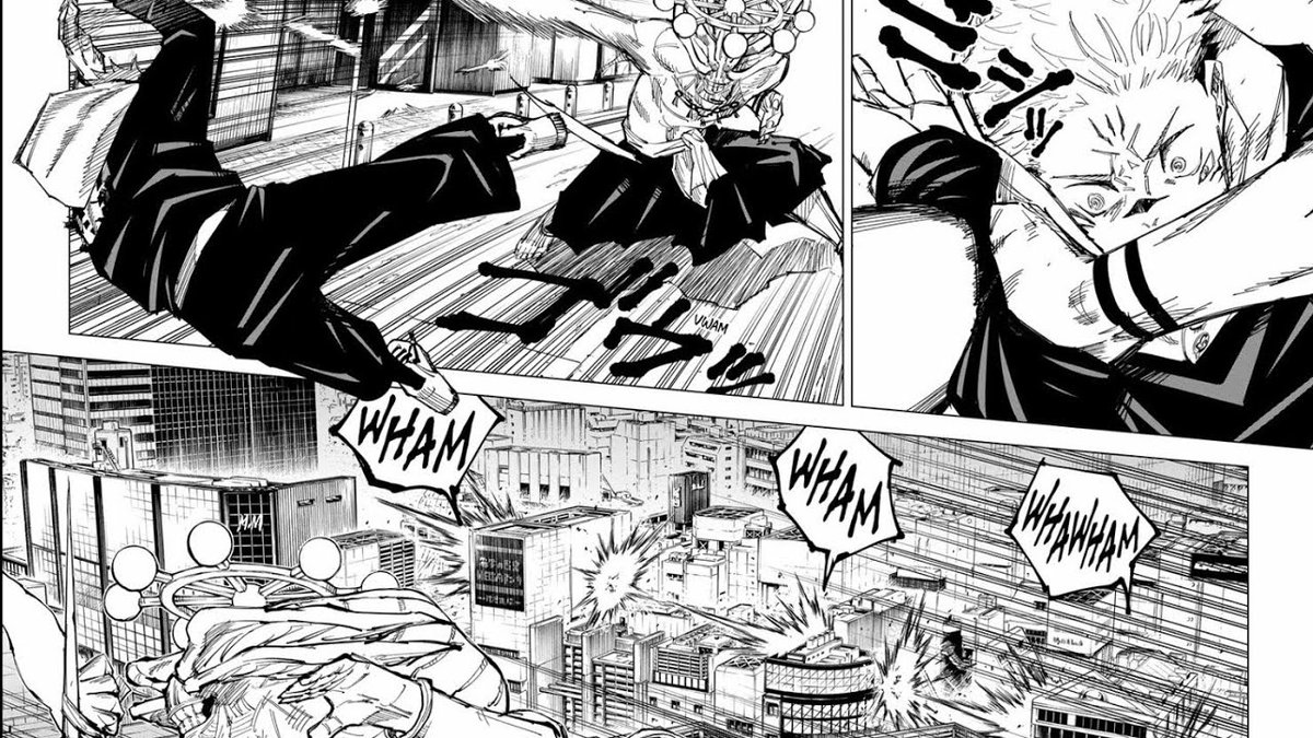 The biggest thing for Megumi to obtain will be Mahoraga himself. Mahoraga boast immense physical speed and power where he was able to send Sukuna flying across Shibuya and able to speed blitz him right after.