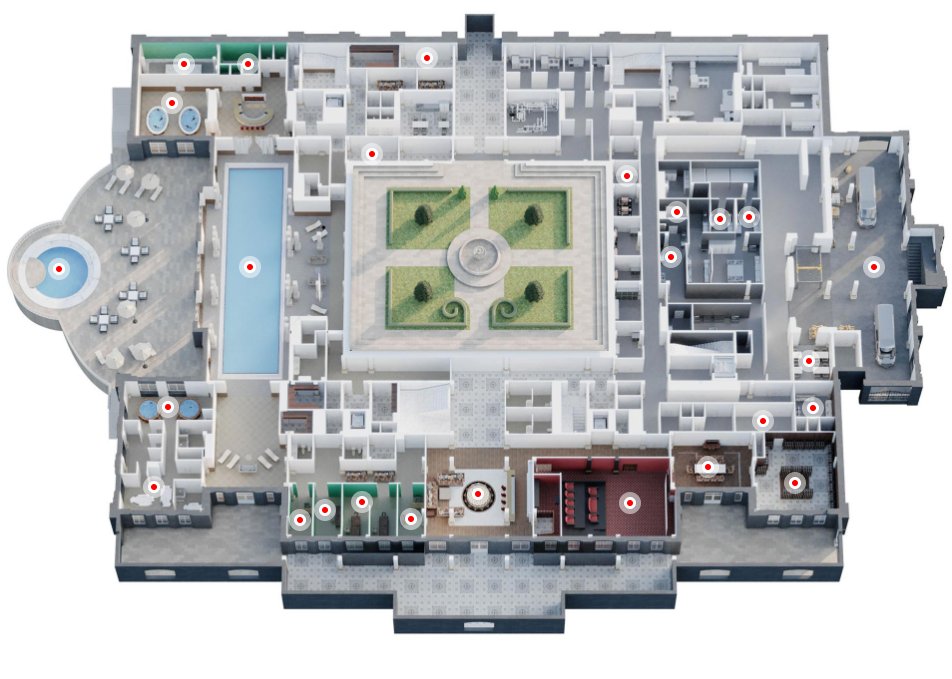 This interactive 3D map of the palace is really something.
