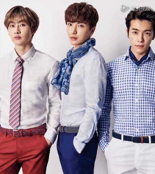 Well they aint color coded but they are dressed and ready #SUPERJUNIOR    @SJofficial