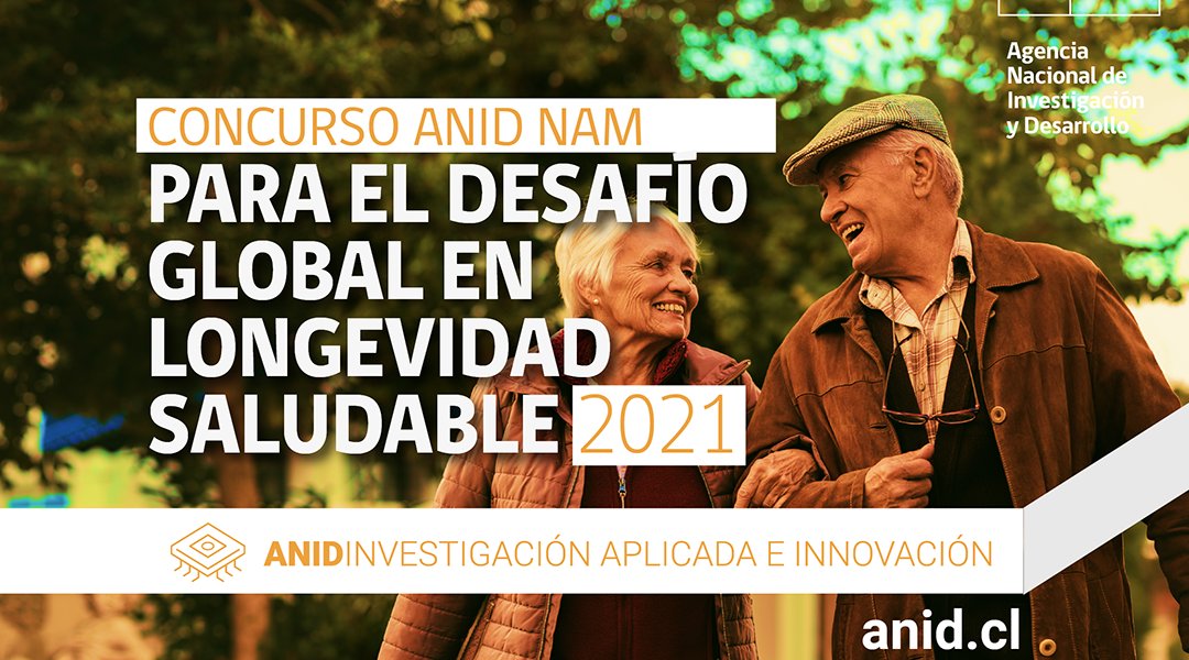 El nuevo concurso ANID NAM, para el Desafío Global en Longevidad Saludable, busca propuestas innovadoras  de investigación sobre salud y envejecimiento. Este jueves a las 15 hrs. responderemos tus dudas sobre esta convocatoria, conéctate en este link youtube.com/watch?v=nF5Nei…