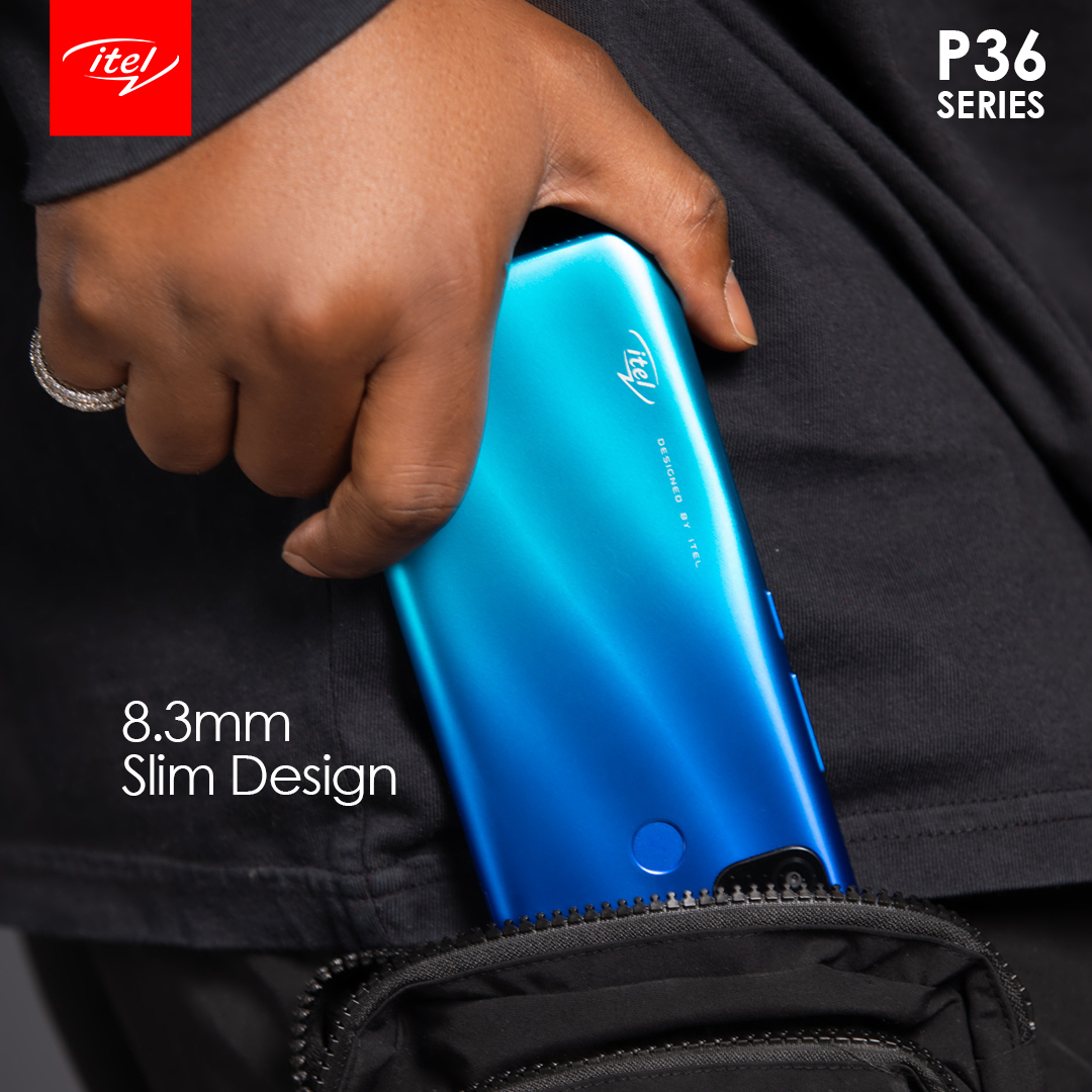 itelNigeria's tweet photo. The itel P36 series comes with an 8.3mm slim design that fits right into your pocket.
Have you seen a slimmer smartphone? 😍
#itelP36Series
#AStepFaster https://t.co/8AGBD2HfoI