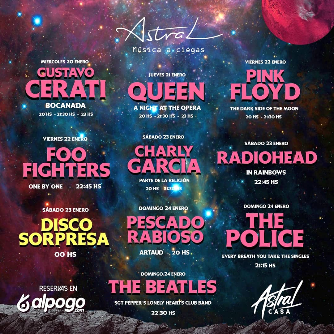 Alpogo (@alpogotickets) on Twitter photo Se vienen estos tremendos clásicos y sorpresas en manos de Música a Ciegas 🙌
Veni a disfrutar esta experiencia acompañadx de los mejores tragos en <a href="/AstralCasa/">Astral Casa</a> 🍷🍺☕
⚡Compra tus tickets en alpogo.com
#MusicaACiegas #Experiencia Se vienen estos tremendos clásicos y sorpresas en manos de Música a Ciegas 🙌
Veni a disfrutar esta experiencia acompañadx de los mejores tragos en <a href="/AstralCasa/">Astral Casa</a> 🍷🍺☕
⚡Compra tus tickets en alpogo.com
#MusicaACiegas #Experiencia