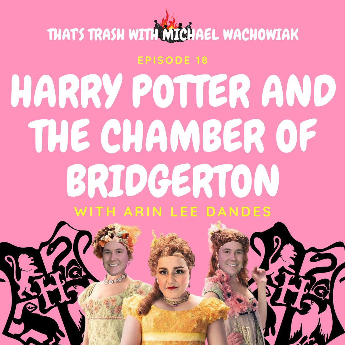 thatstrashpod's tweet photo. Itβs a British Invasion this week on #ThatsTrash! Talking all things #HarryPotter and #Bridgerton with @Sh0rtSt0ry! ππβ¨π https://t.co/IfcbtwQQZn