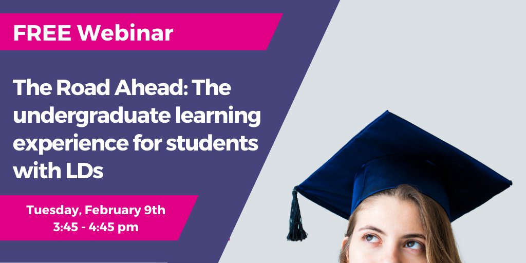 If you support secondary students with #LDs do you know what they need to be supported and successful in #PostSecondary? 

Attend our next #LDwebinar to find out.

Register at: bit.ly/RoadAheadWebin…