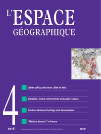 New Issue 
translated in English
Smart cities | Urban fragmentation | Architectural heritage | ‘‘Medical deserts’’
cairn-int.info/journal-espace…