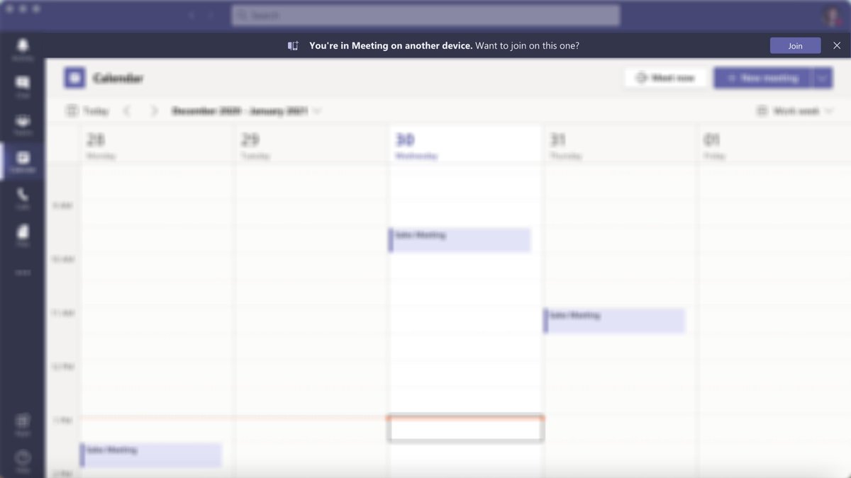 #TipTuesday: Switch between devices even during an active meeting on #Teams with Transfer! 

When joining a meeting on one device, you have the ability to "Join" from any other device logged in on your account, making it easier than ever to pick up a meeting in any room. #M365
