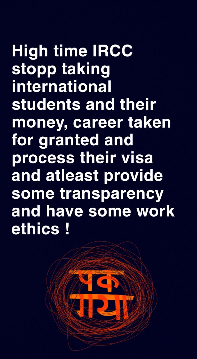 jayswamibaps's tweet photo. Save the future of students and their parents hard earned money also 

#JusticeForStudents
#OpportunitiesLost
#DisorganisedProcessing
#ExpediteFinalDecisionProcess

@nadirypatel
@CanadainIndia
@CitImmCanada
@MEAIndia
@DrSJaishankar
@PMOIndia https://t.co/QpEuE9dYFc