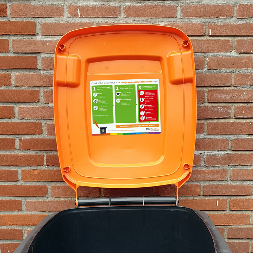 Check of het klopt wat je in de oranje verpakkingencontainer stopt! De komende weken is deze campagne op meerdere plekken te zien.
Oldenzalers krijgen ook een sticker thuisgestuurd die ze aan de binnenkant van de deksel kunnen plakken.

Meer info⤵️
bit.ly/2Kuexp3