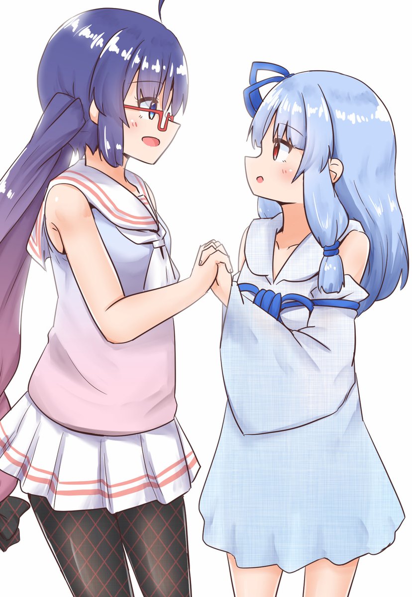 「398/2310
蕾葵ちゃんとウナお姉ちゃん 」|カメローのイラスト