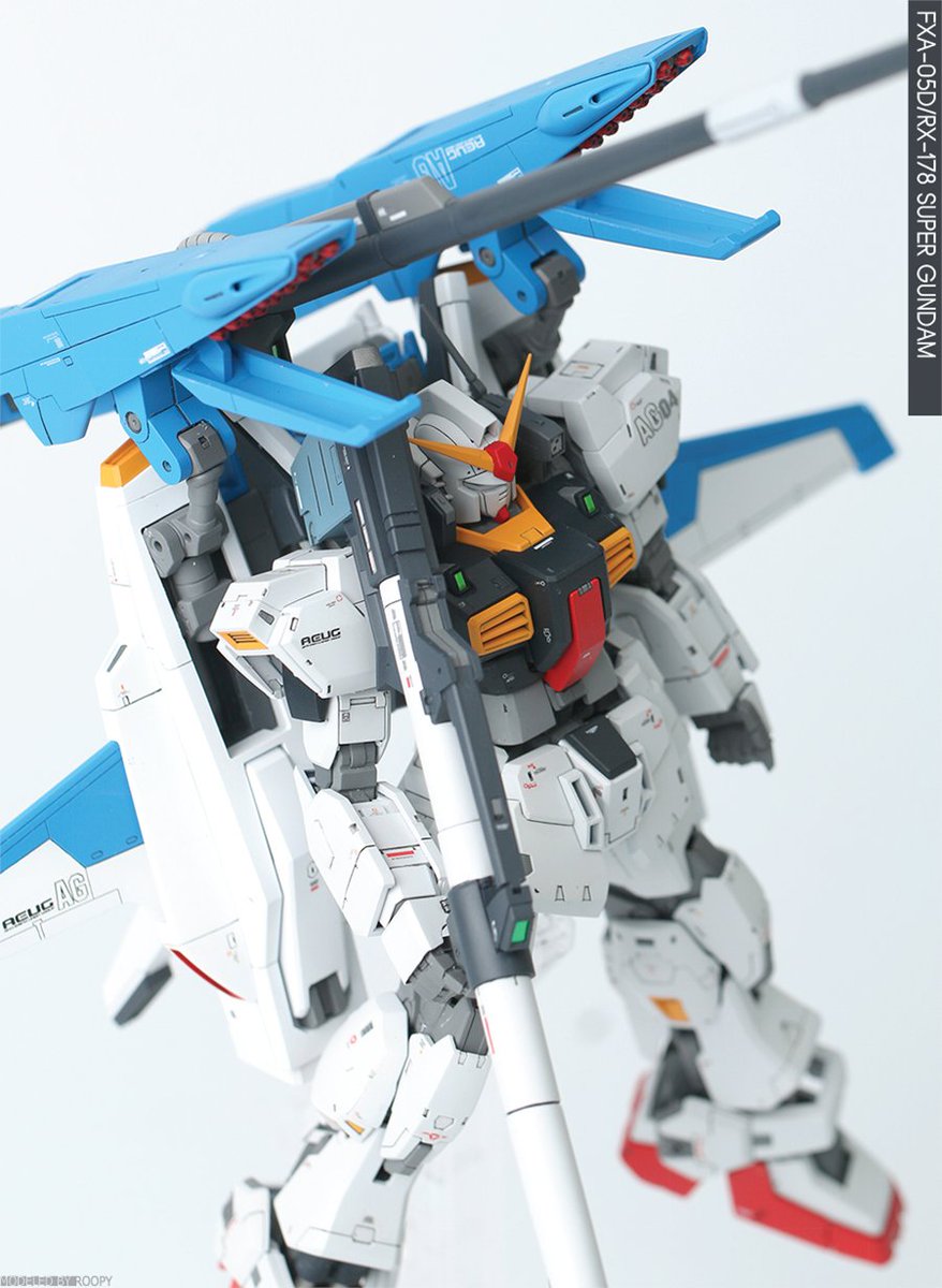 FXA-05D/RX-178 SUPER GUNDAM(RG Gundam Mk2 + HGUC G-Defencer)