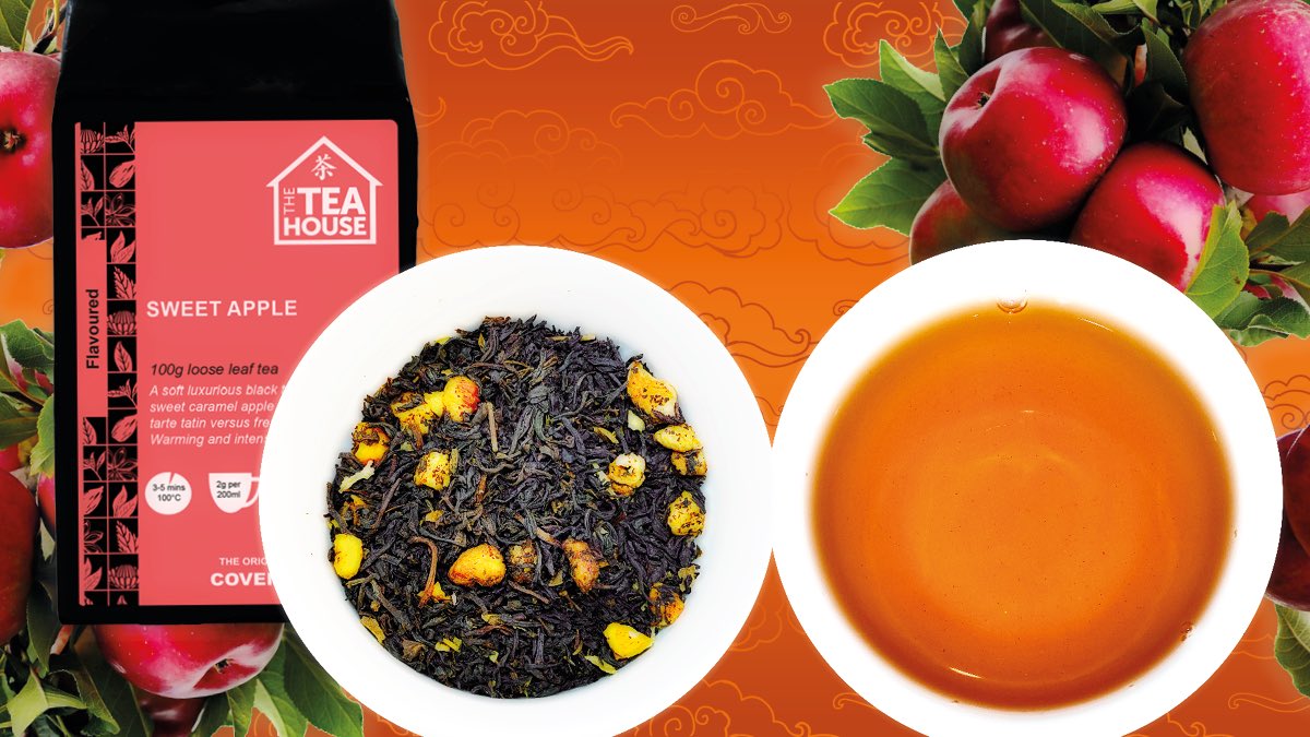 theteahouseltd's tweet photo. #recommendations
 
SWEET APPLE
 
A soft luxurious black tea oozing with sweet caramel apple flavour - think tarte tatin versus fresh plucked fruit. Warming and intensely flavoursome.
 
Delicious!
 
.
.
.
.
.
#werecommend #tea #tealover #teafan #teatime #teaforyou #tealove https://t.co/9F7R0jcQHD