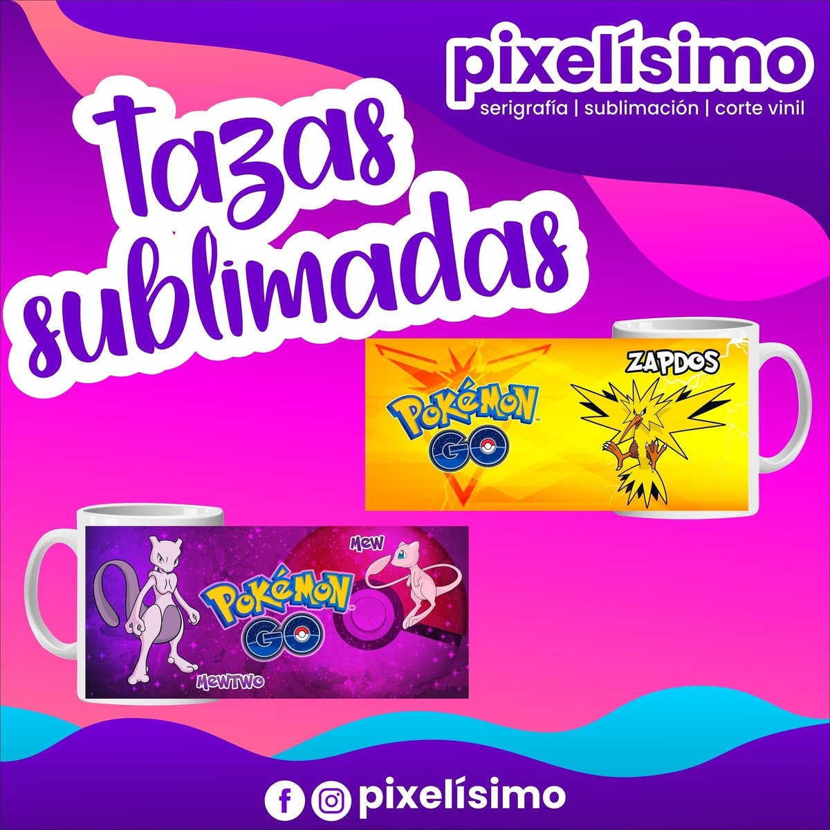 pixelisimo's tweet image. 🎉♦️En pixelísimo, contamos con una gran variedad de artículos para tu fiesta o negocio ♦️🎉

✔️ Tazas siblimadas con tus personajes favoritos de pokemon 😍

m.facebook.com/pixelisimo/

#Xalapa #pixelísimo #tazas #tazasublimada #pokemon #pokemongo