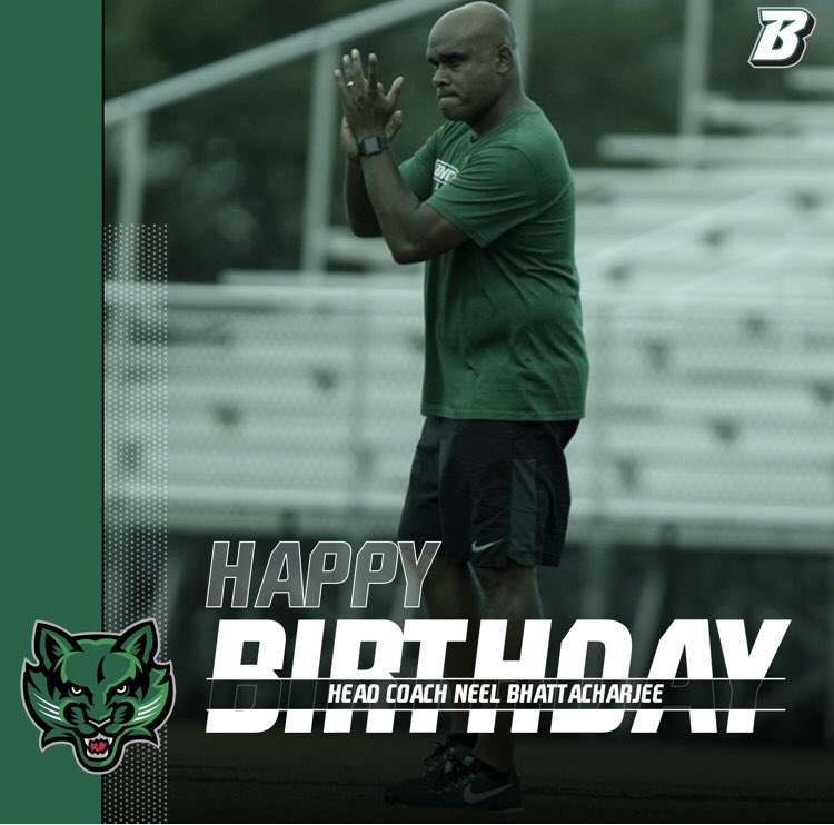 BinghamtonWSOC's tweet photo. Wishing the Happiest Birthday to our fearless leader coach @NeelBhatta1 !! Have a great day!! #BingBirthday #AllIn #BAWLOut 🖤🎂🎁 https://t.co/zsc3LMGccB