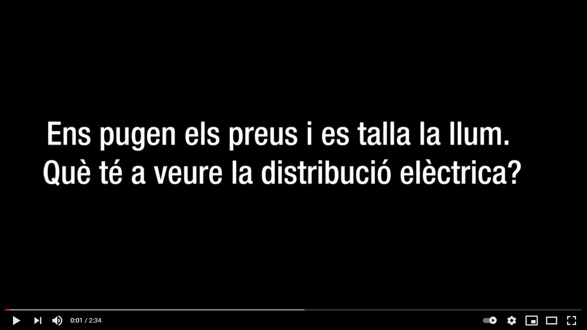 💡 Davant la pujada de preus i els talls de llum, què té a veure la distribució elèctrica?

La pobresa energètica té una relació directa amb el nostre model energètic.

No et perdis el vídeo que hem fet conjuntament amb la <a href="/xsecat/">Xarxa per la sobirania energètica (Xse)</a> 

📺 youtu.be/woN7mQbDLQo

#AuditemDistribució