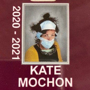 KateMochon's tweet photo. My COVID staff ID. Nailed it! #TeacherStrong#VisualStorytelling https://t.co/SKhHWYAm8a