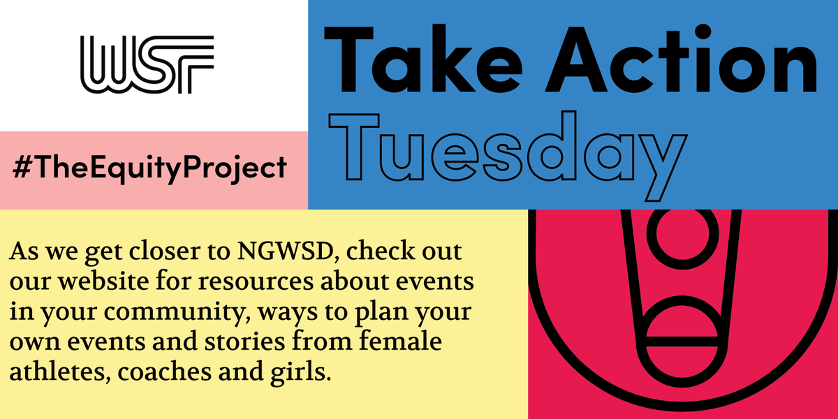 Are you ready to #LeadHerForward on National Girls &amp; Women in Sports Day?

Be sure to check out NGWSD.org for resources about how to prepare to celebrate the achievements of girls and women in sports on Feb. 3 and beyond! #TheEquityProject