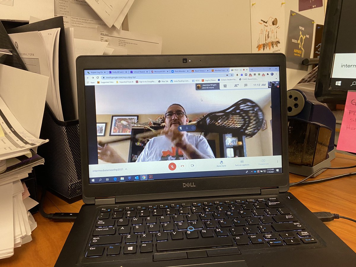 Chi miigwech to Dallas Sinopole for talking to our grade 7 and 8 classes about the significance of lacrosse. <a href="/LKDSB/">Lambton Kent DSB</a> <a href="/LKelempro/">LKDSB Elem Program</a>  <a href="/IndigStudiesLK/">IndigStudiesLKDSB</a> #teamsport