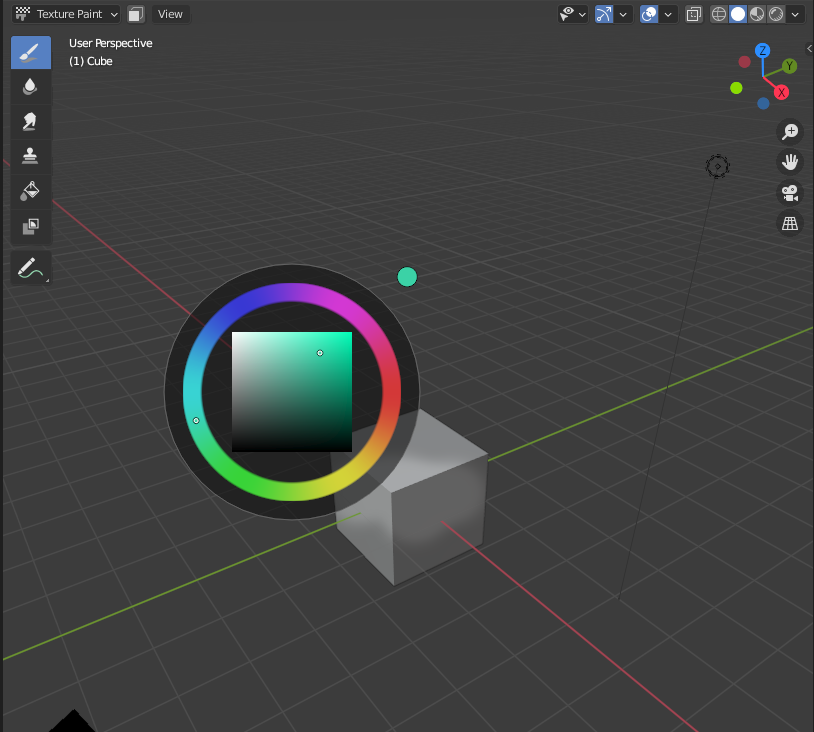 From the developer of Sculpt+Paint Wheel addon...
present Paint Widget, a nice non-addon color picker widget, right built into Blender!

Download the Blender build on graphicall to try it out! :-)
➡️➡️blender.community/c/graphicall/D…
#b3d
