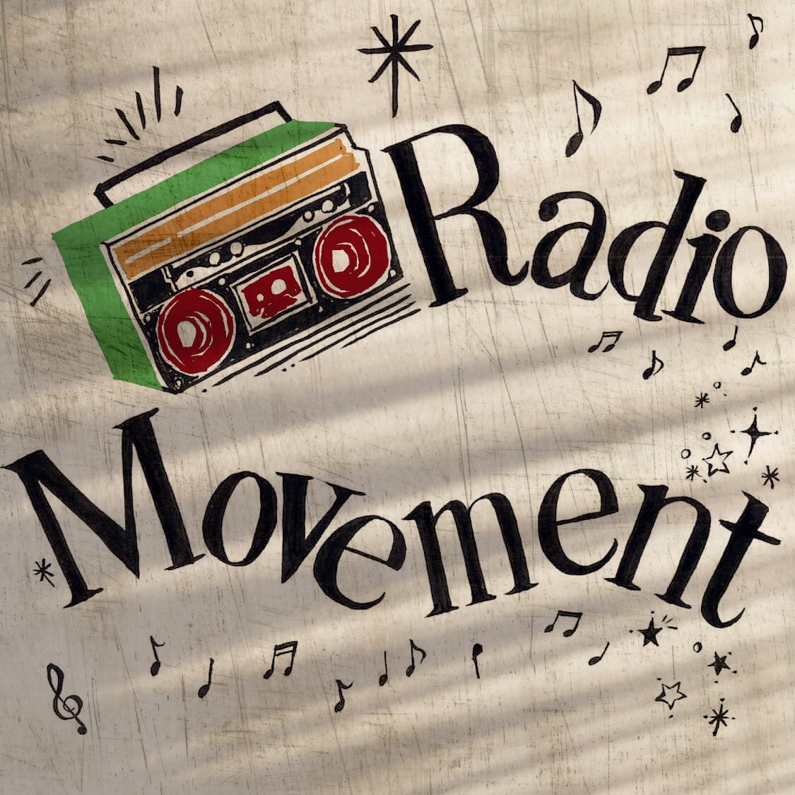 KS_ZEROMOVEMENT's tweet photo. 広島の同い年の @SAYAKA_0530 ちゃんが正月休みを使って【RADIO MOVEMENT】のデザインをしてくれました。
なんやで、なが〜いお付き合い。
本真にありがとう🤝
#デザイン #design #LOGO #ロゴ
#ラジムー #RADIOMOVEMENT https://t.co/WeXB3a0bKv