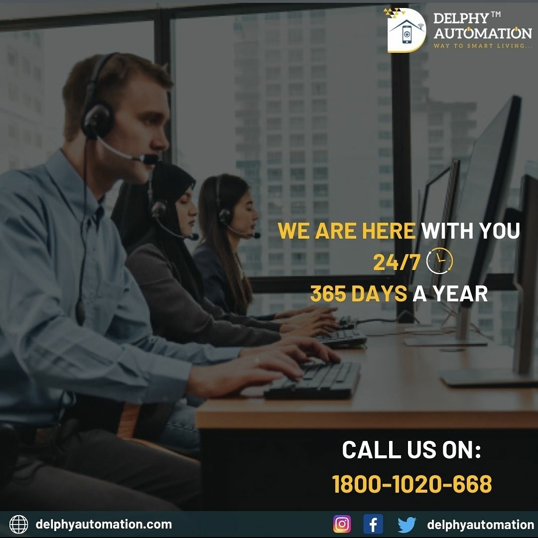 DelphySmartHome's tweet image. Now Assistance is one call away!
For sales and technical support
Call us now on
1800-1020-668

#wecareforyou
#24by7support 
#homeautomation
#smarthome #smarthometech #iothomes #wifihomes