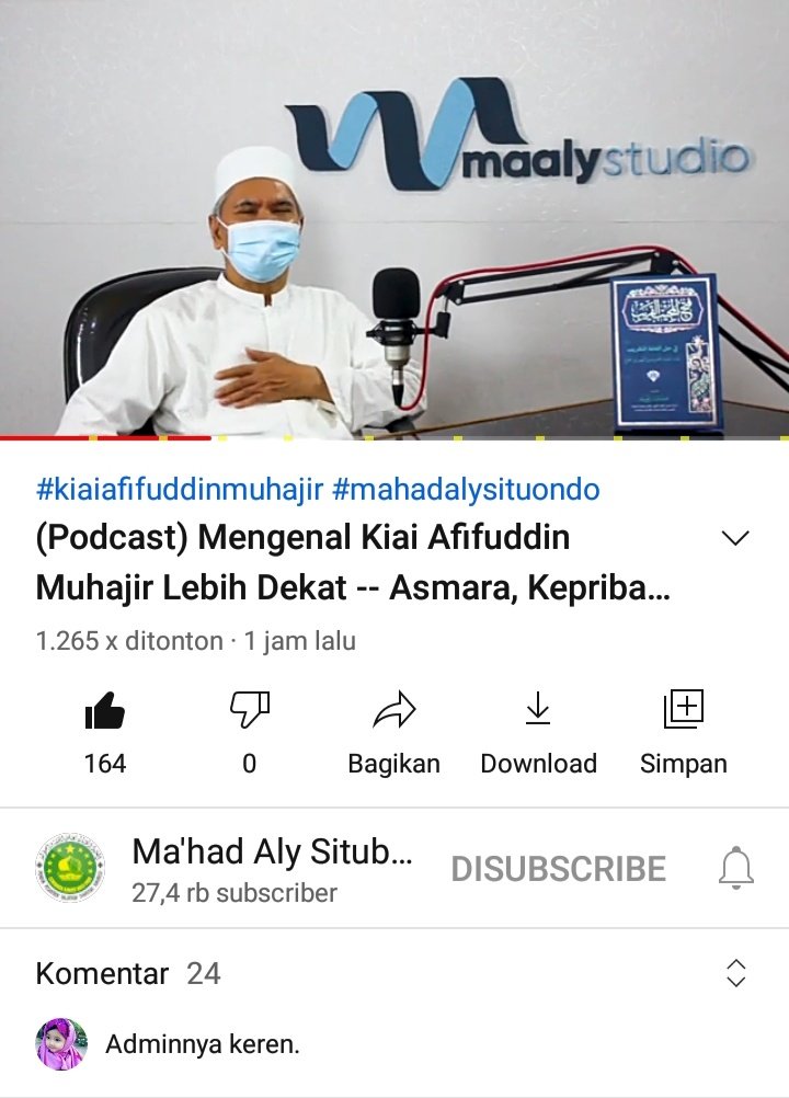 maalysitubondo's tweet photo. Podcast bersama Kiai Afifuddin Muhajir. dalam kesempatan ini semua hal tentang beliau dikuliti. mulai masa kecil, pendidikan, pernikahan, tips belajar ushul fiqh hingga masalah cinta.
Linknya dibawah ini
https://t.co/8e1Mc8EigJ https://t.co/4ie7R69HqX
