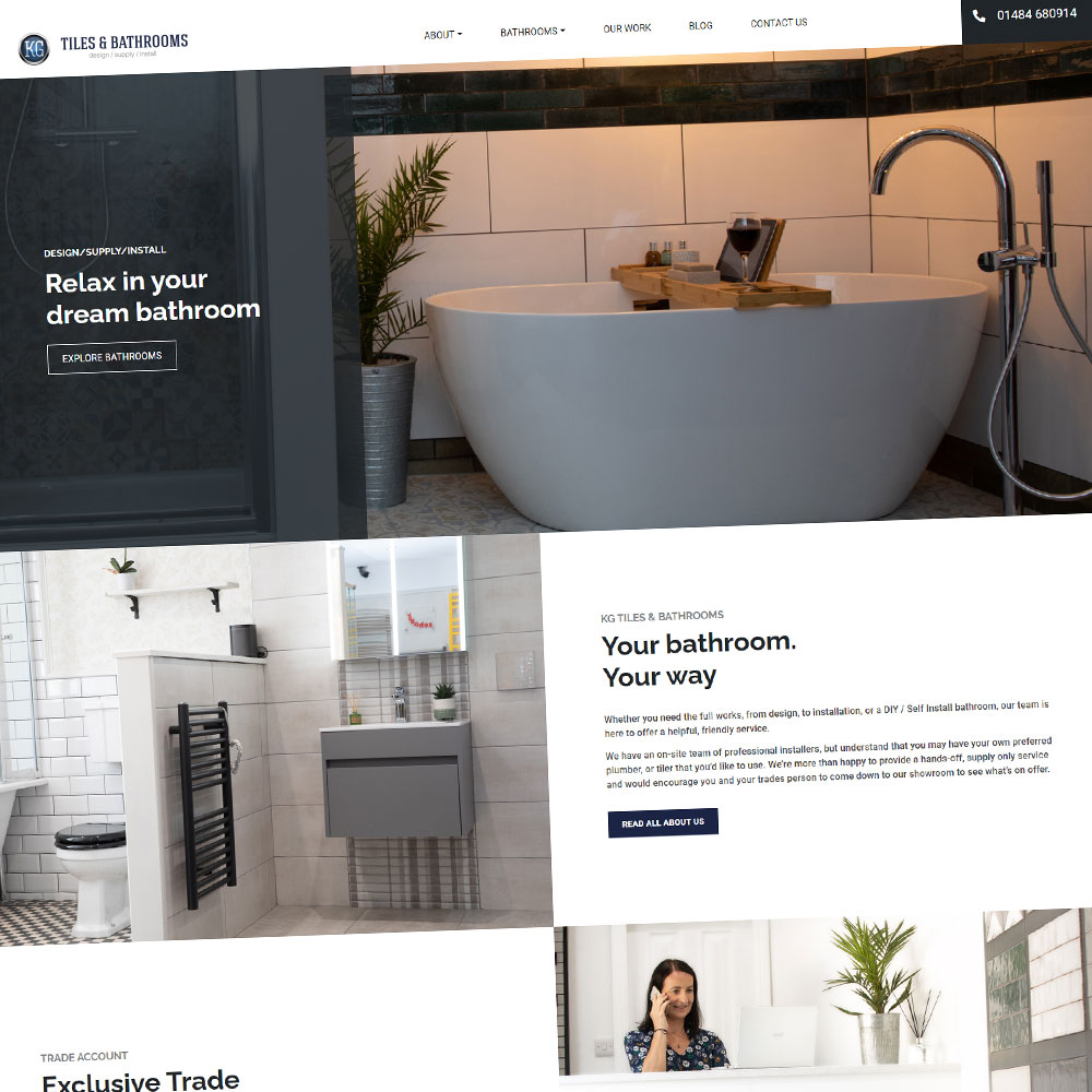 We've gone live with the new <a href="/kgbathrooms/">KG Bathrooms Ltd</a> website.

Featuring a modern full screen layout, showcasing their amazing bathroom installations and designer tiling ranges. 🛁🚽🚿

Contact us today to see how we can help your business grow 📈💻

📧 hello@dtf.digital
📱 01484 506220